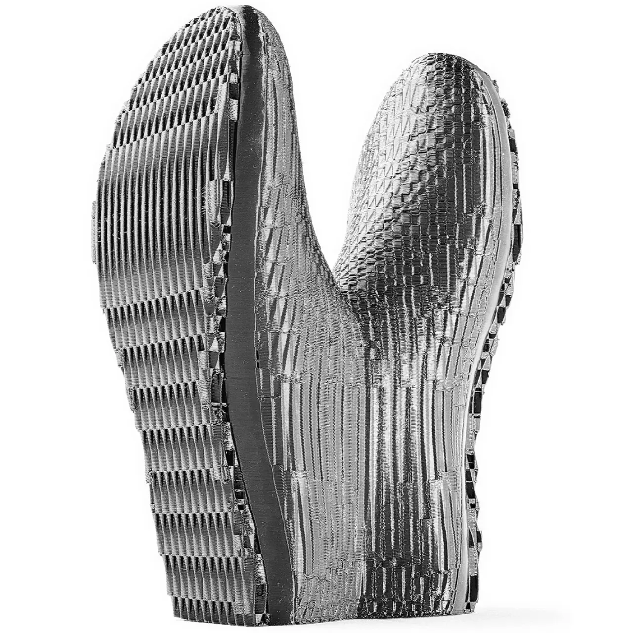 E7 3D printed slim sole shoe