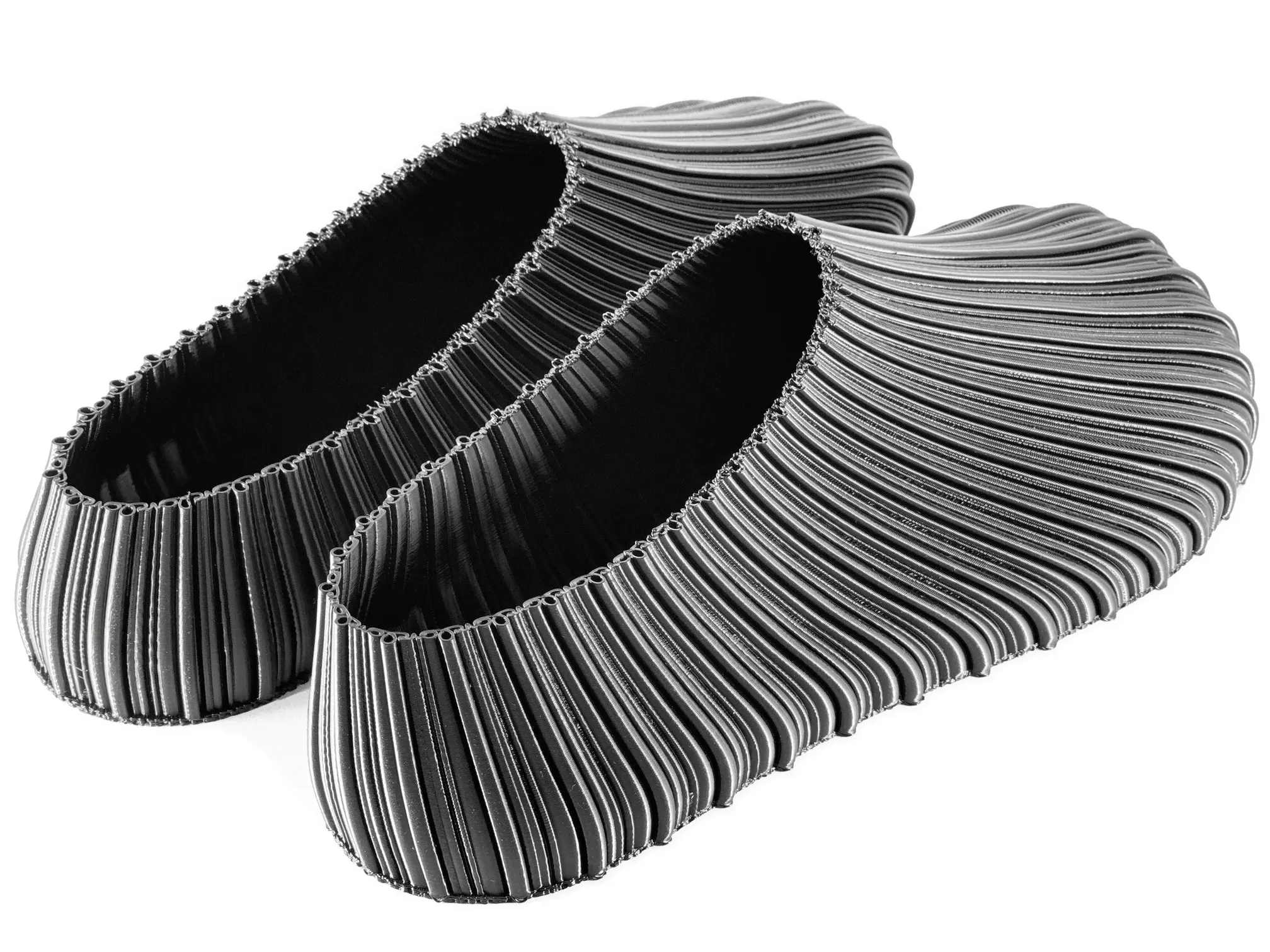 Koru 3d printed barefoot shoes spiral pattern grasshopper gcodes