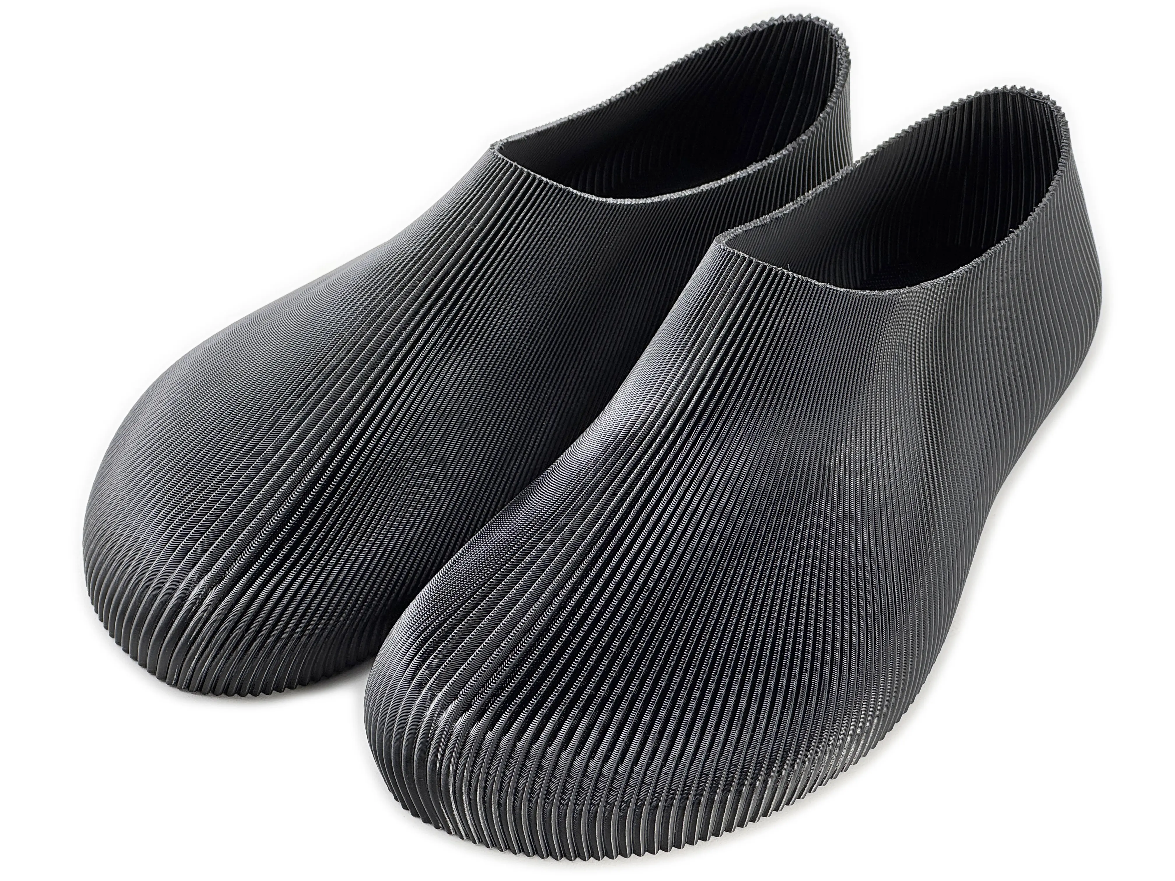 Onda 3d printed barefoot shoes wave 2 walls pattern