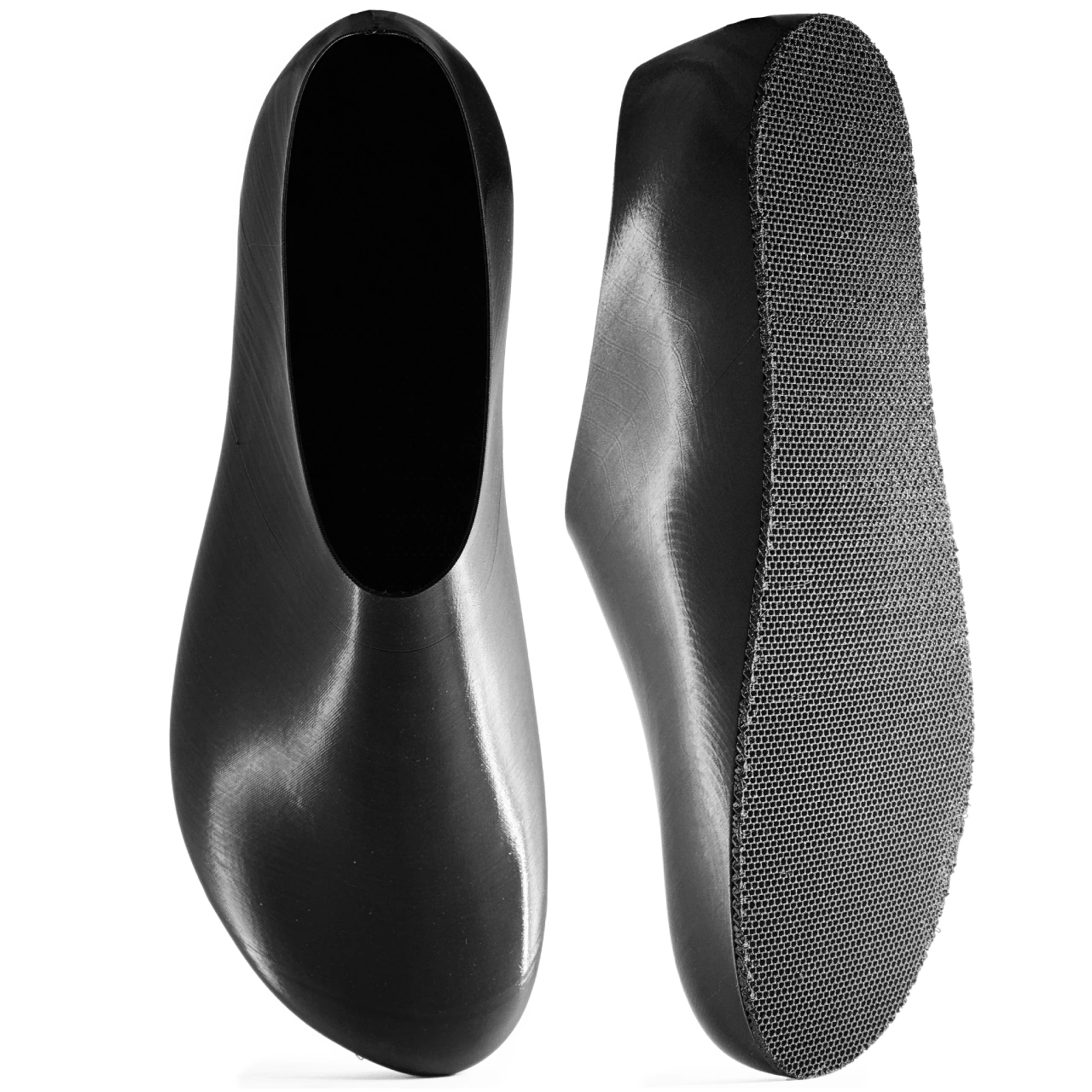 una 3D printed barefoot shoe